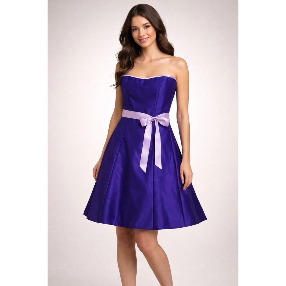 Vintage Jessica McClintock Gunne Sax Purple Prom Bridesmaid Dress 9